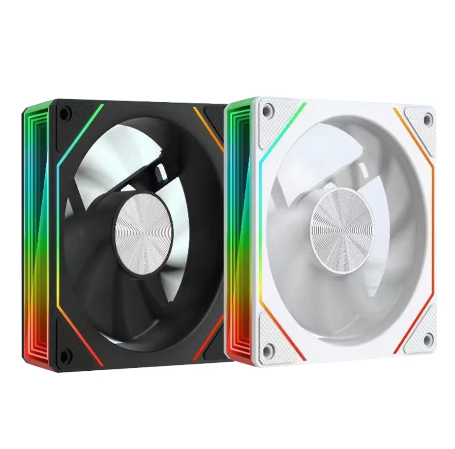 Custom Logo 120mm Argb & Pwm Case Fan Gaming Pc Colorful Light Computer Case Cooler 1