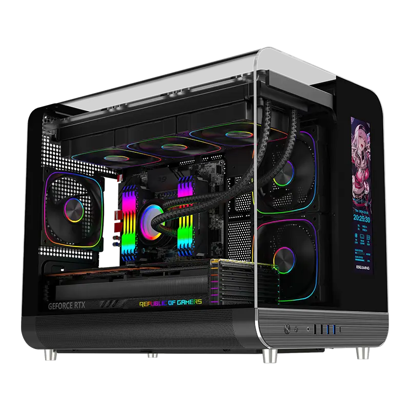 အကောင်းဆုံး Gaming PC Case Gaming PC Case လက်ကားရောင်းချခြင်း - ESGAMING 6