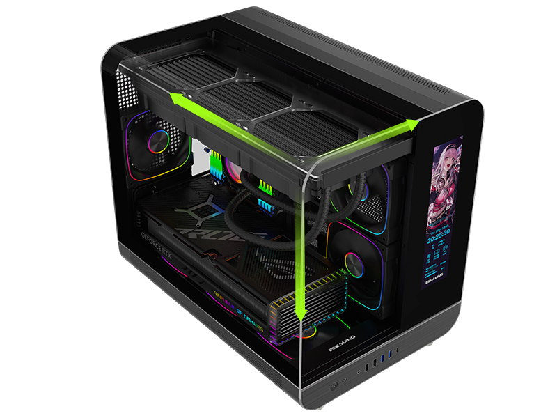 Aircraft 007 Supercar of Computer Cases - Direct Factory Prices | ESGAMING