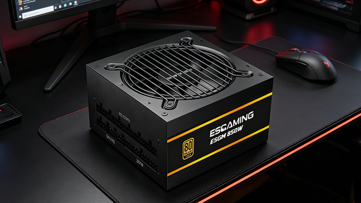 ゲーミングPCに最適なフルモジュラー式850Wゴールド電源ユニット