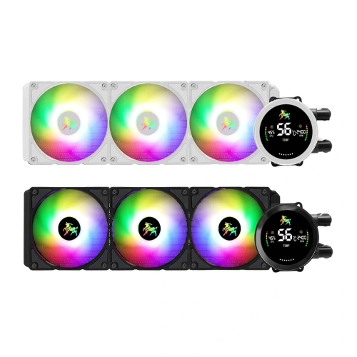 Hocheffizienter integrierter CPU-AIO-Flüssigkeitskühler 360 mm PWM-Argb-PC-Wasserkühlungslüfter für Gaming-Computer 1