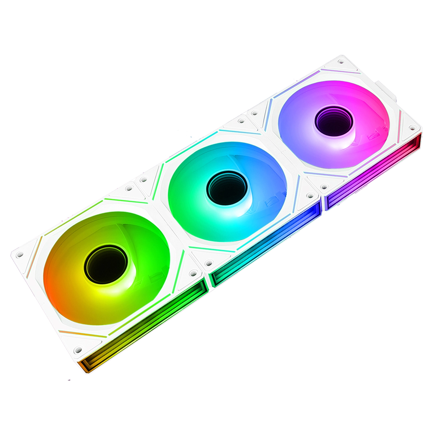 Wentylator obudowy Building Block 120 w kolorze czarnym do chłodzenia komputera do gier, RGB, wentylator PWM do obudowy komputera 1