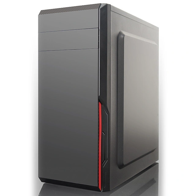 Spcc Plastic Office Cpu корпусунун шкаф системасы Slim Atx Mid-Tower Gaming PC Case Компьютер бөлүктөрү 1