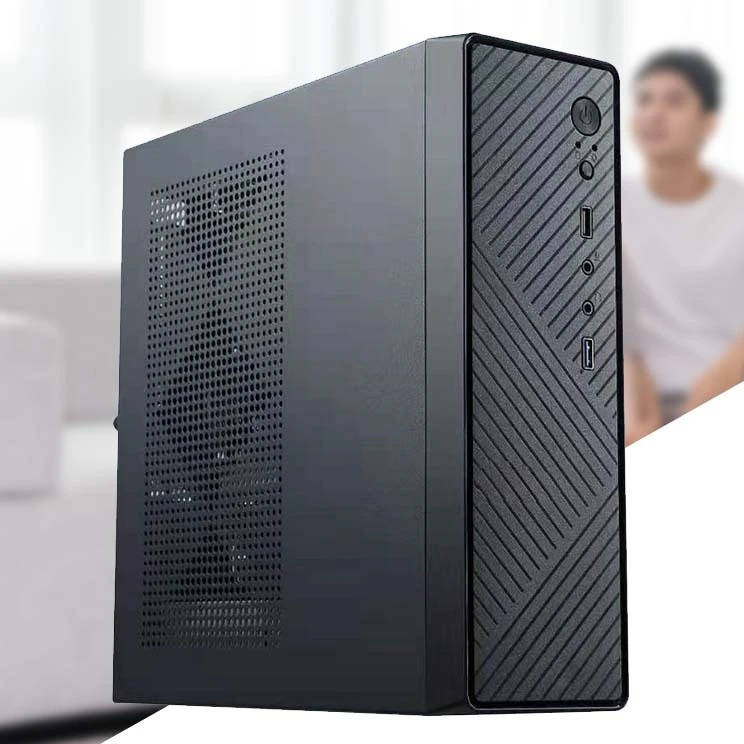 ប្រអប់ដាក់កុំព្យូទ័រ Htpc យូរអង្វែង ការិយាល័យកុំព្យូទ័រលើតុ Mid Tower Micro Atx/itx Black PC Case Factory 1