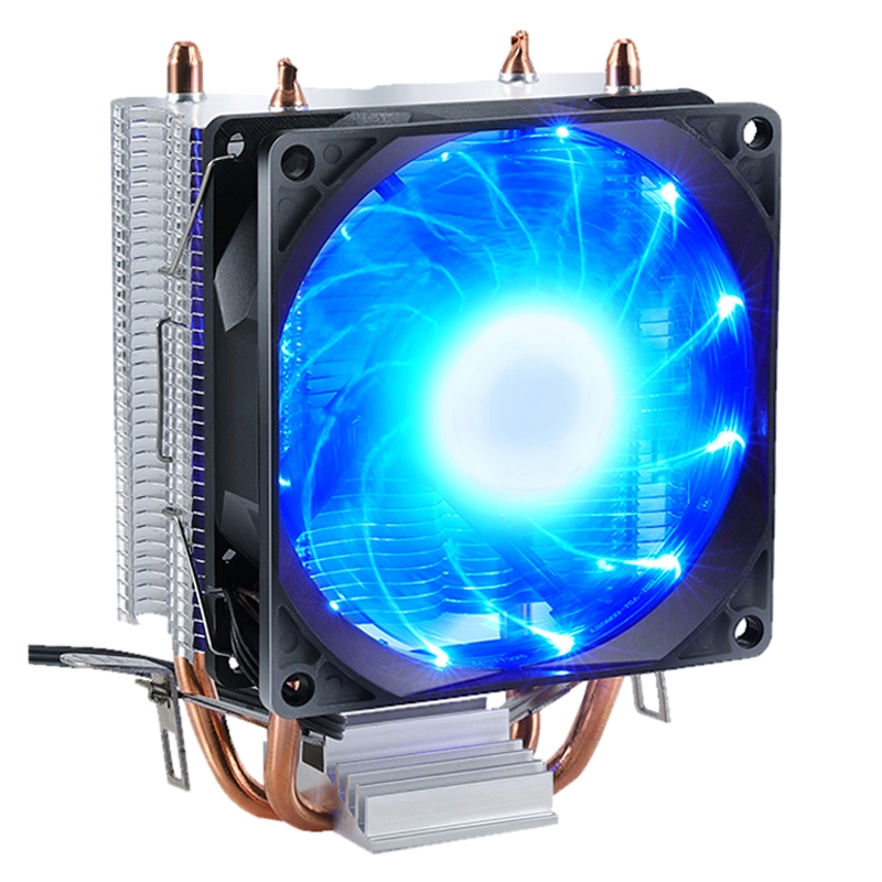 Odm Oem 90 mm-es játékgép ház torony hűtőventilátor hűtőborda CPU hűtő 2 hőcső RGB radiátor 1