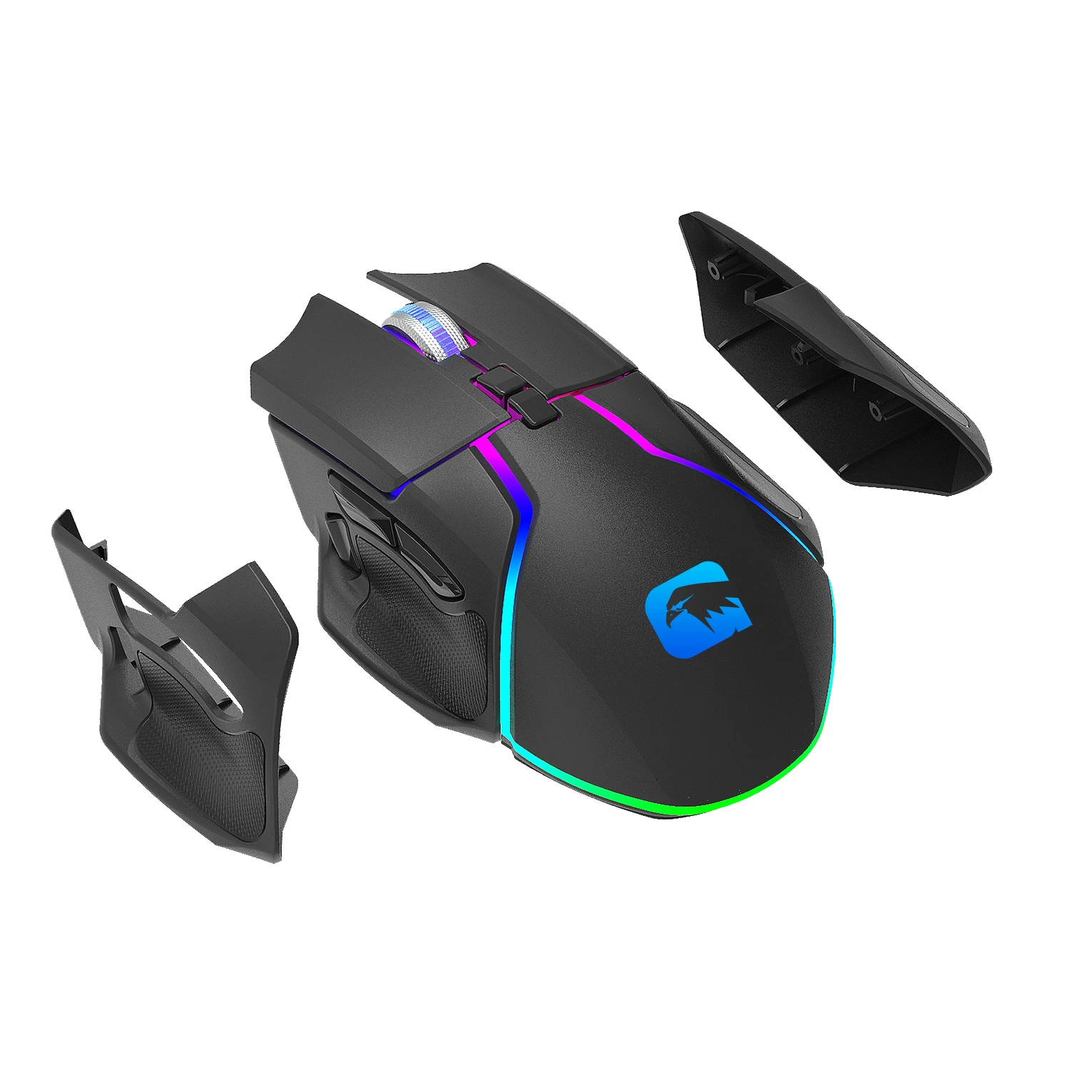 Esgaming Wholesale 6400 Dpi Ergonomic Silent Gaming Mouse 7 Button Rgb Optical Computer Wired Mouse For Gamers Pc 1