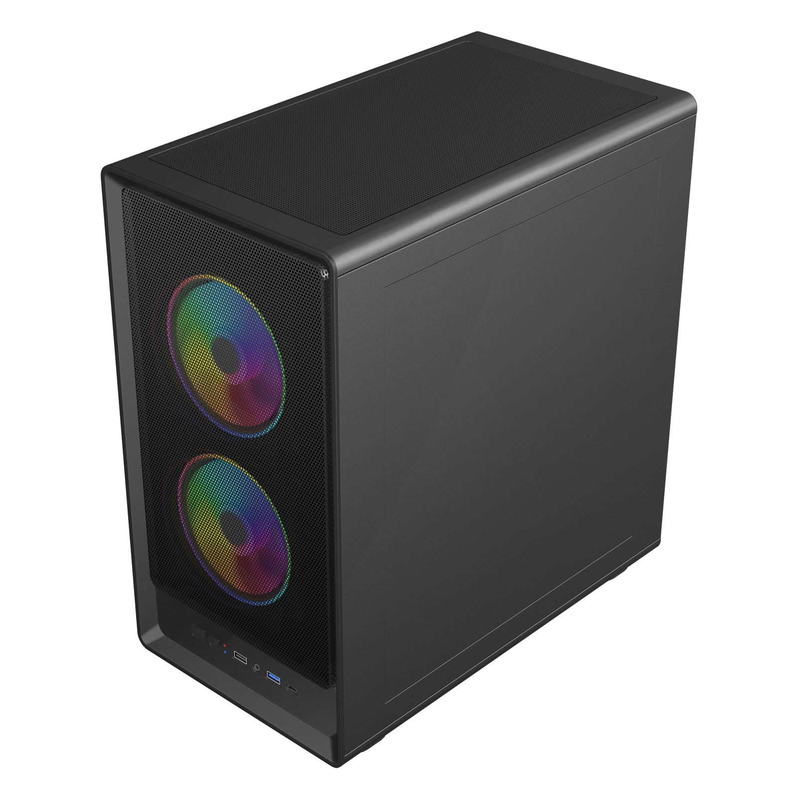 Testreszabott Powercase ATX játékház USB3.0 120/240 mm-es hűtőtámogató ventilátorok toronyszekrény számítógépház 1