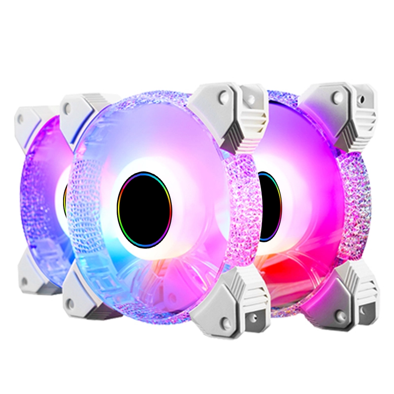 Coolzer Hot Sales 120mm Argb Lighting Fan Low Noise 3pin Computer Case Gaming Cooling Cooler With Pwm Controller 1