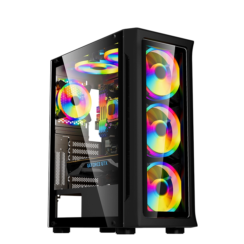 Eatx Gaming PC Объем ATX боковой задержанный окно RGB или сетка или стеклянная передняя панель. 1