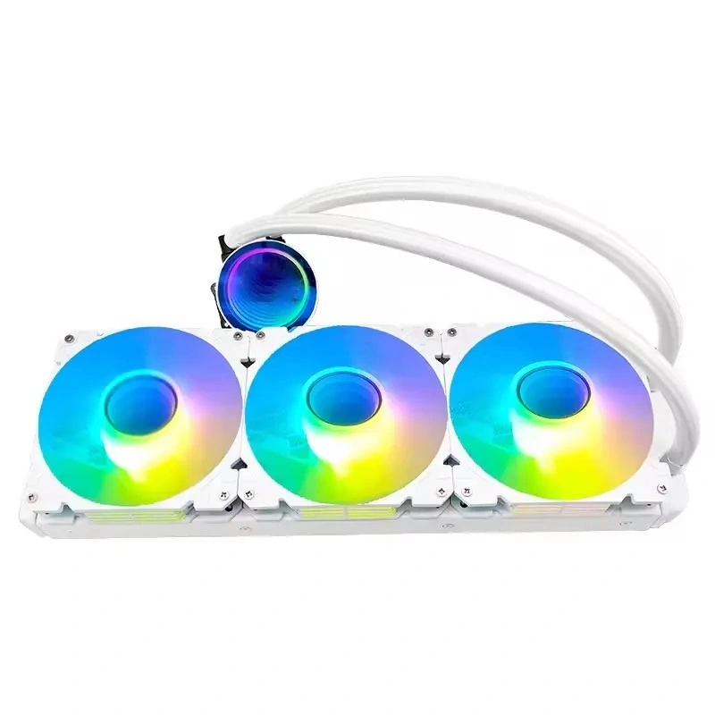 Groothandel pc-computer gamingbehuizing Intel/AMD-ventilatoren Argb-koeling Heatsink CPU AIO-vloeistofkoeler met verlichting Waterkop 1