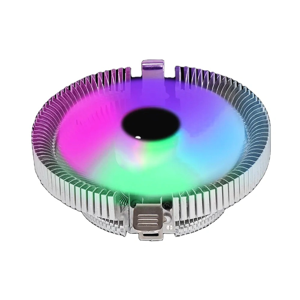Ventola di raffreddamento ad aria CPU per PC da gioco RGB LED a colori ad alte prestazioni e silenziosa, tipo di pressione, per computer Intel&amd 1