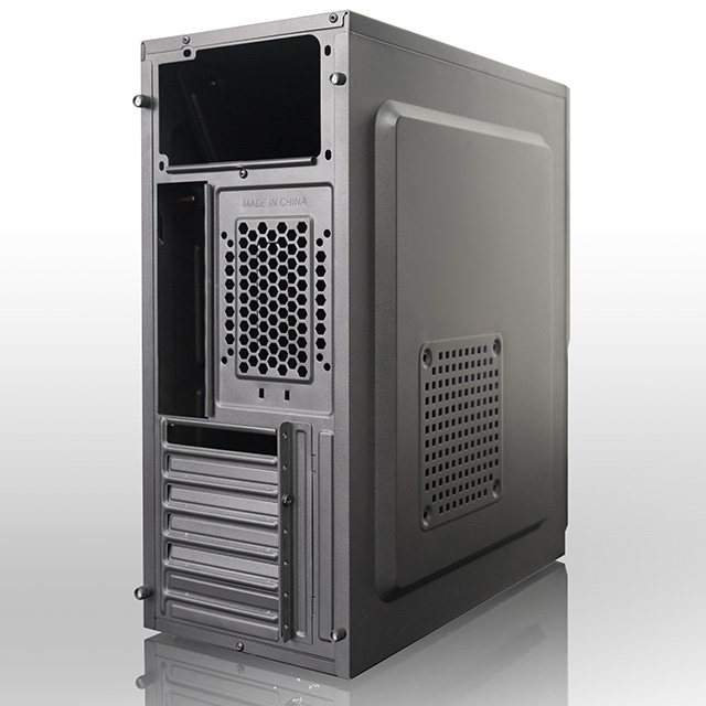 Spcc Plastic Office Cpu корпусунун шкаф системасы Slim Atx Mid-Tower ...