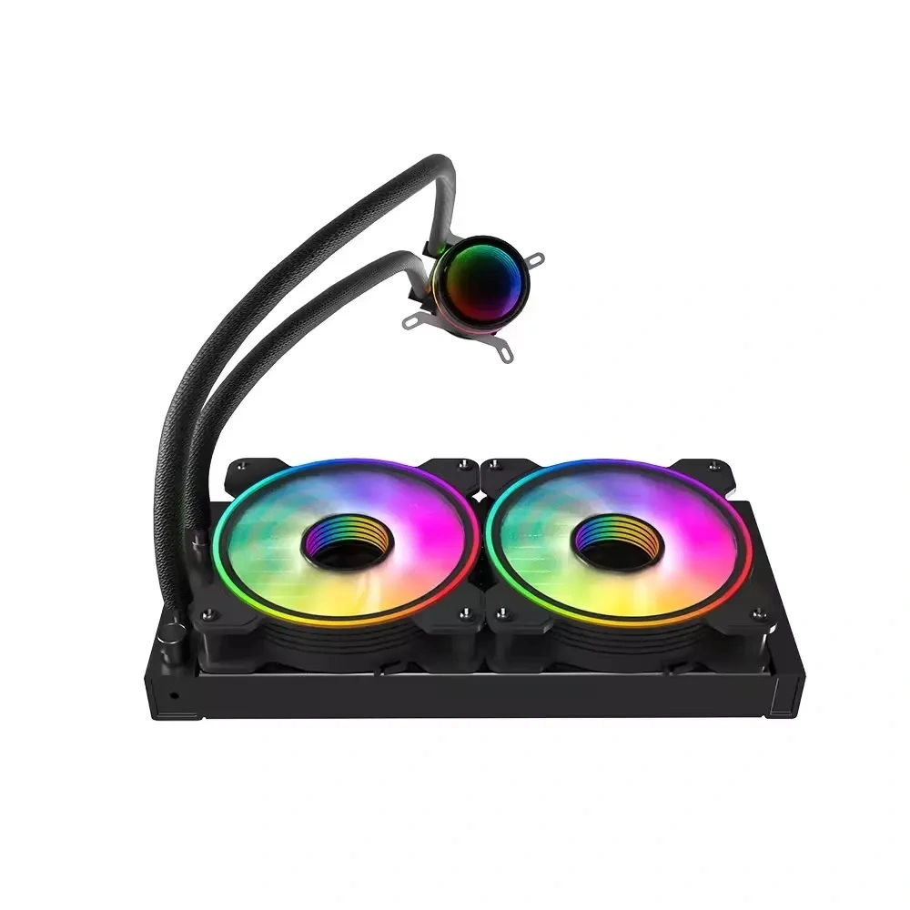 Nagykereskedelmi 240 mm-es játékgép Pwm Aio folyadékhűtő Pc Argb vízhűtő ventilátor CPU radiátor játékosoknak 1