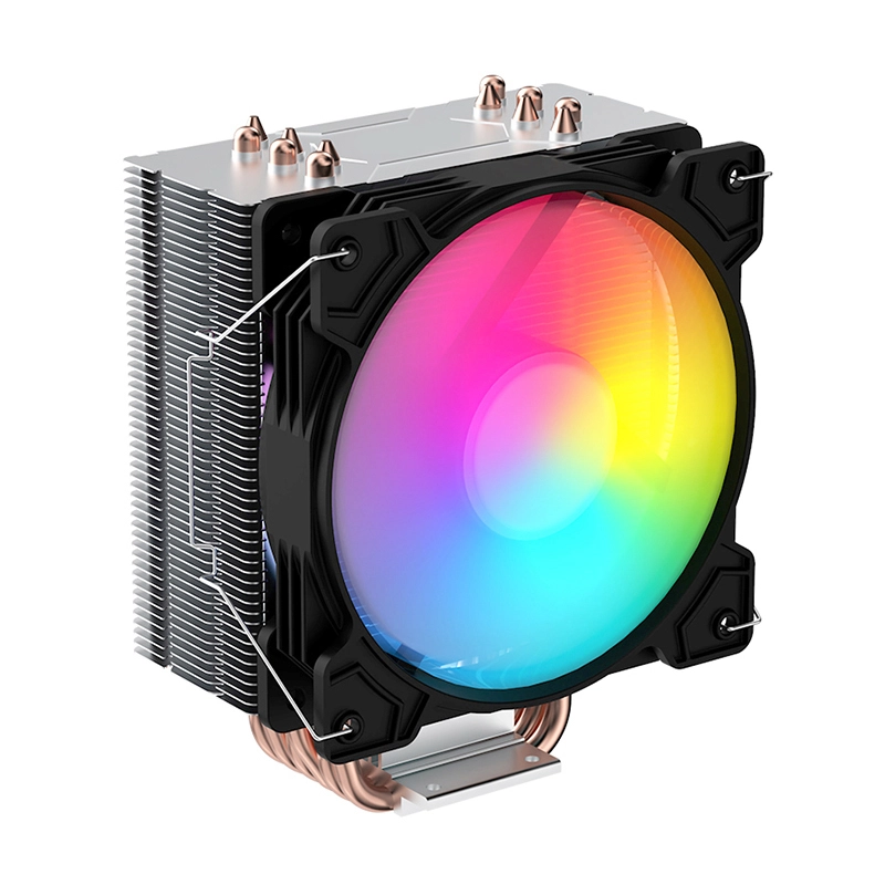 Kipas CPU 6 Pipa untuk Komputer Desktop, Pendingin RGB 1