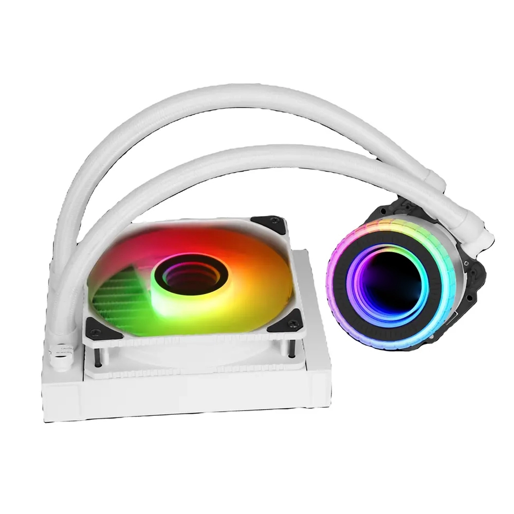 Nagykereskedelmi 120 mm-es PC hűtőborda Aio folyékony CPU hűtő Argb szinkron vízkeringető rendszer hűtés Pwm játékgép ház ventilátor 1