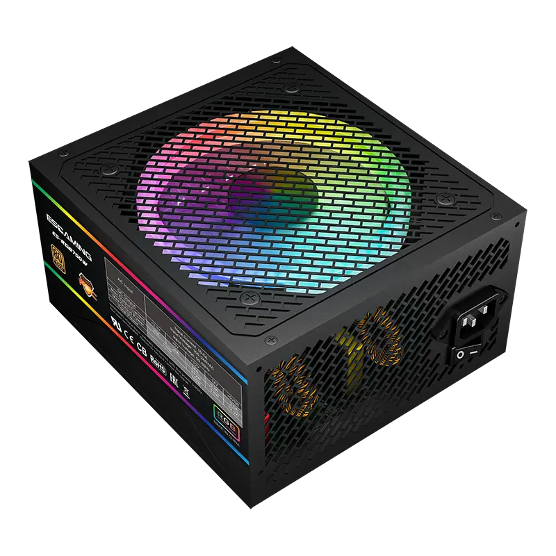 Power Supply Manufacturers Black - - ESGAMING 2