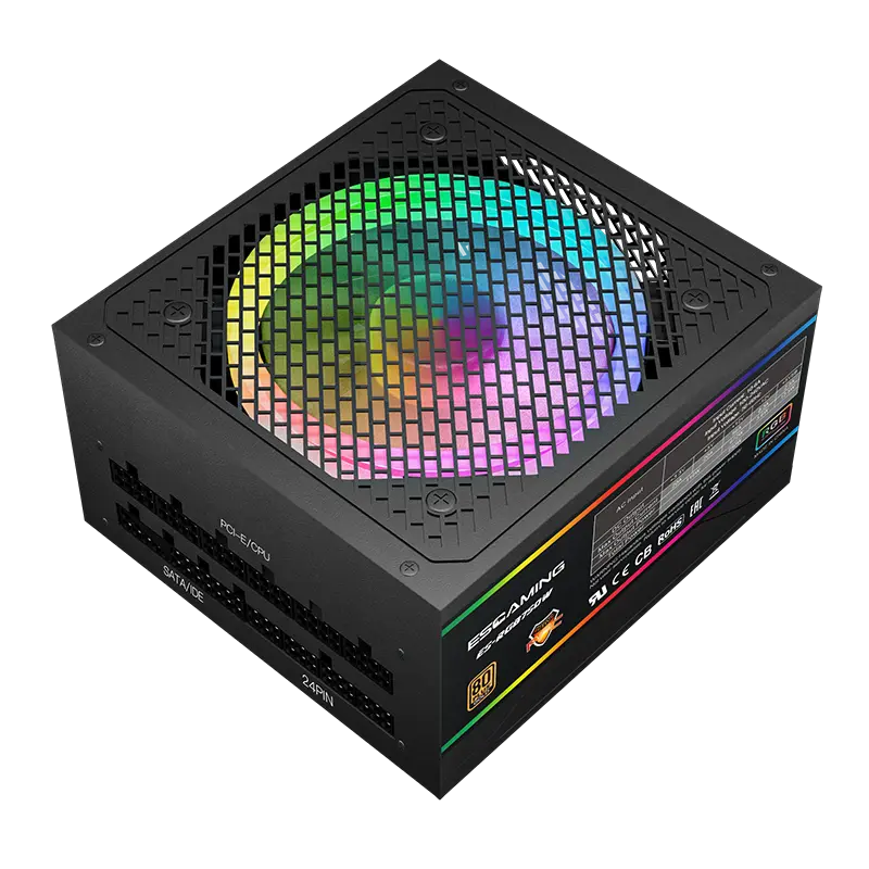 Power Supply Manufacturers Black - - ESGAMING 5