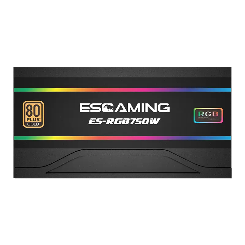 Power Supply Manufacturers Black - - ESGAMING 8