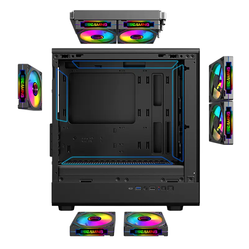 Good Gaming Pc Cases Black by ESGAMING 3