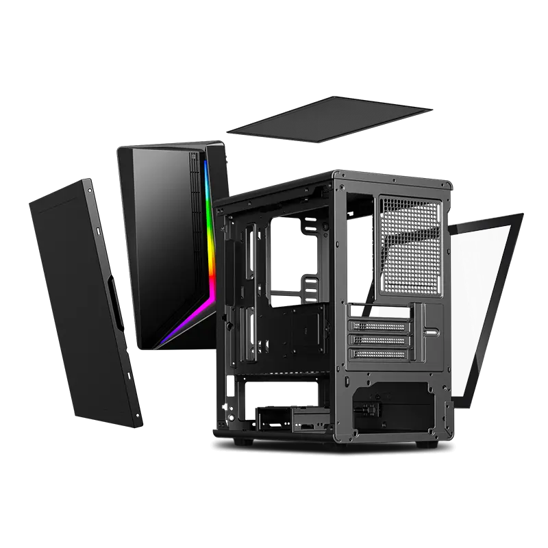 Minimalist Pc Case Black by ESGAMING 4