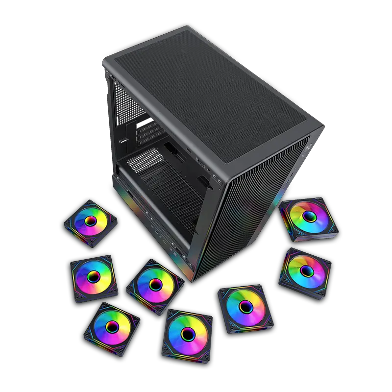 Stylish Good Pc Cases Black by ESGAMING 5