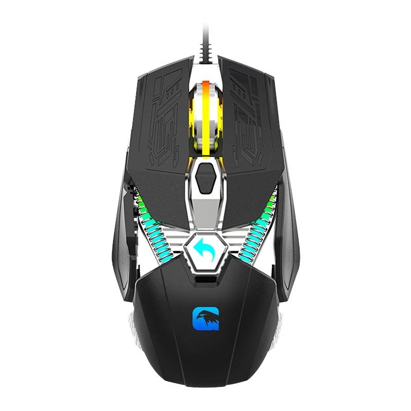 Mouse da gioco ottico USB con sensore ottico Gamer Esports Office 7D da 6400 DPI, produttore M215 1