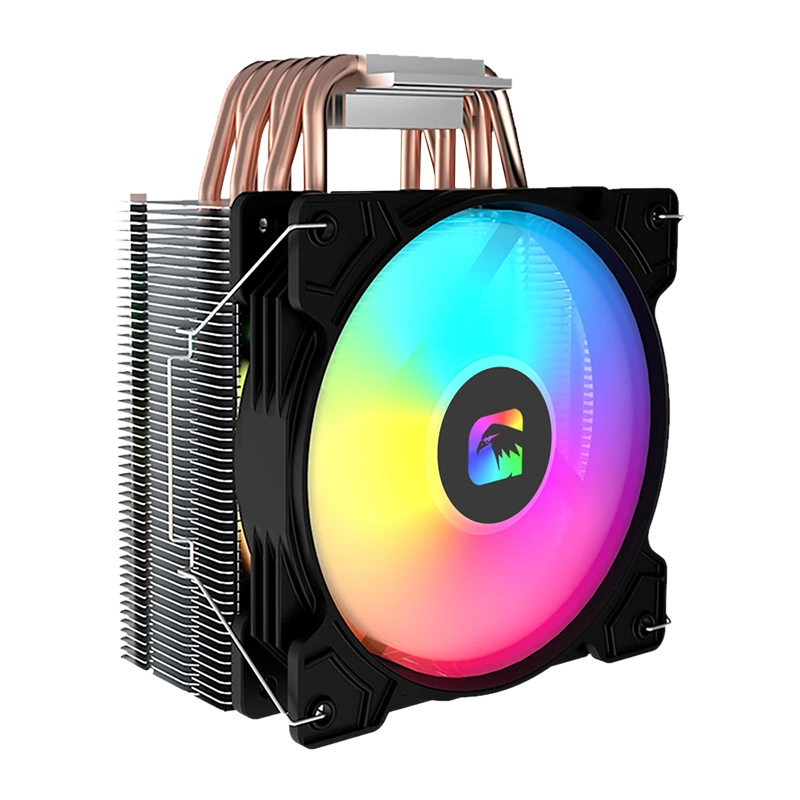Radiatore da gioco ARGB con dissipatore di calore in rame 4U personalizzato - Ventola di raffreddamento CPU RGB da 120 mm02 1