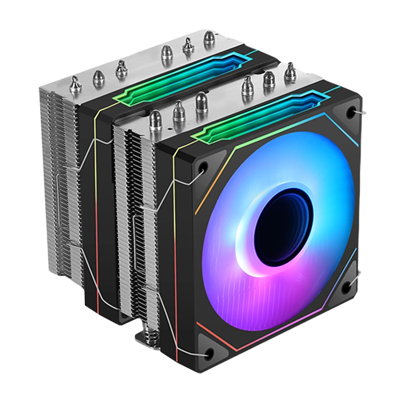 Produttore: Twin Tower con 6 tubi in rame trattati al nichel - Ventola CPU da 120 mm & Sistema di raffreddamento EZ-T600PRO 1