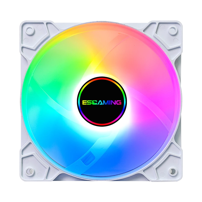 Ventola per PC RGB01 personalizzabile da 120 mm - Cuscinetto idraulico, PWM a 3/4 pin, illuminazione ARGB Prism 1