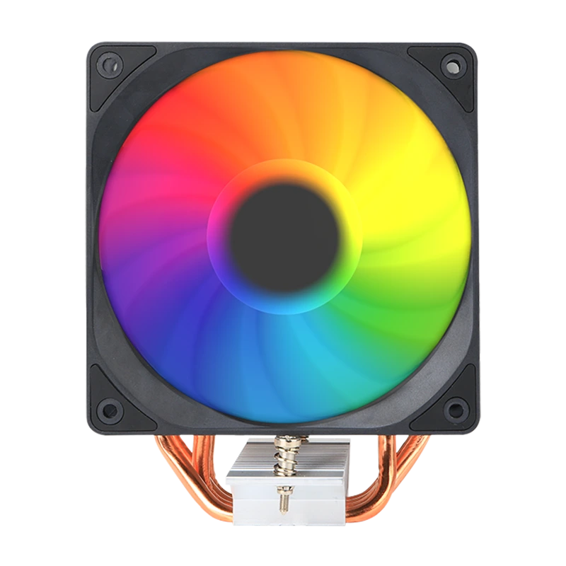B400S Wholesale 120mm Single-Tower CPU Cooler - Radiatore a 4 tubi di calore, dissipatore ad aria per giochi multipiattaforma 1