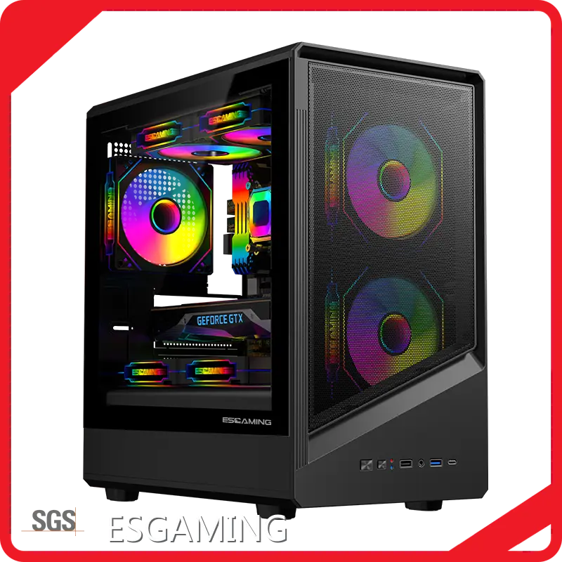 Gute PC-Gehäuse Schwarz von ESGAMING 1