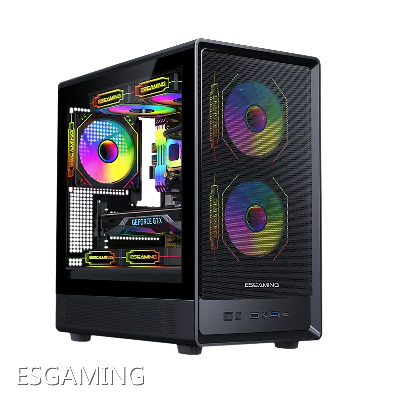Innovative Portable Gaming Pc Case ROKE 02 MESH - - ESGAMING 1