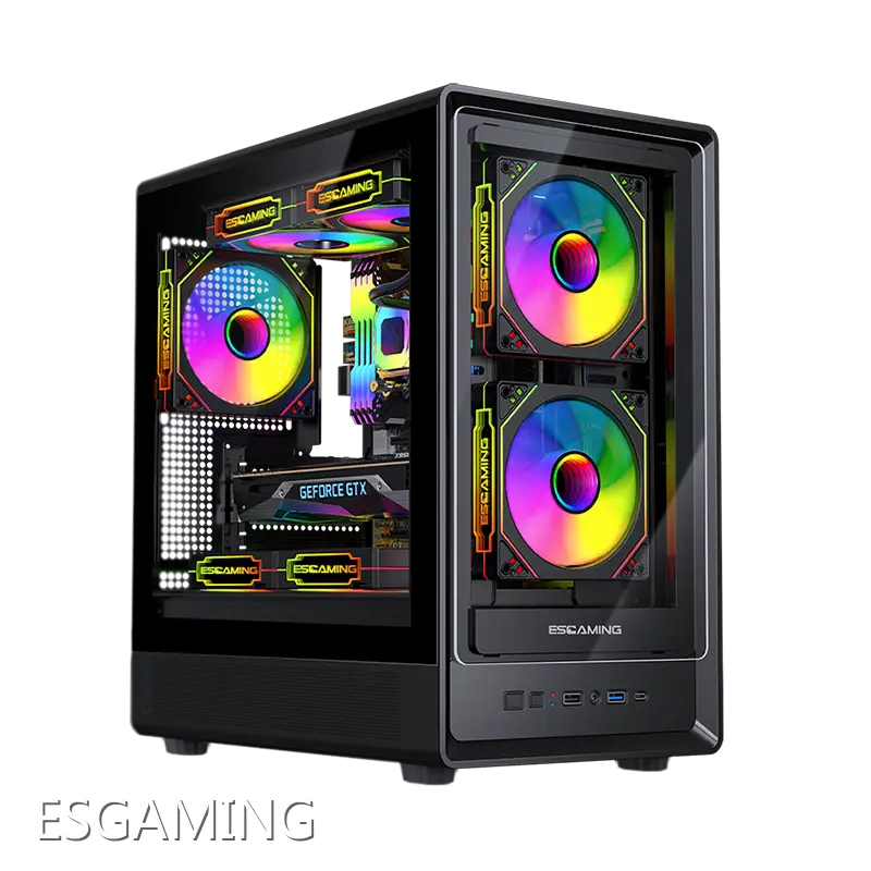 High-End-Design Bestes Gaming-PC-Gehäuse ROKE 02 TG von ESGAMING 1