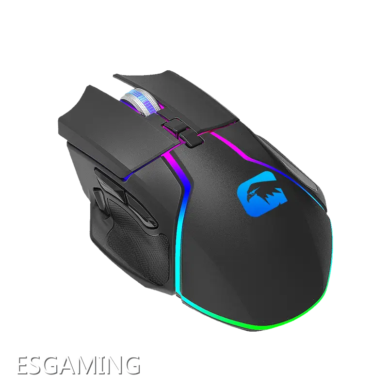 Ergonomique - Design Meilleur Combo Souris et Clavier Noir - - ESGAMING 1