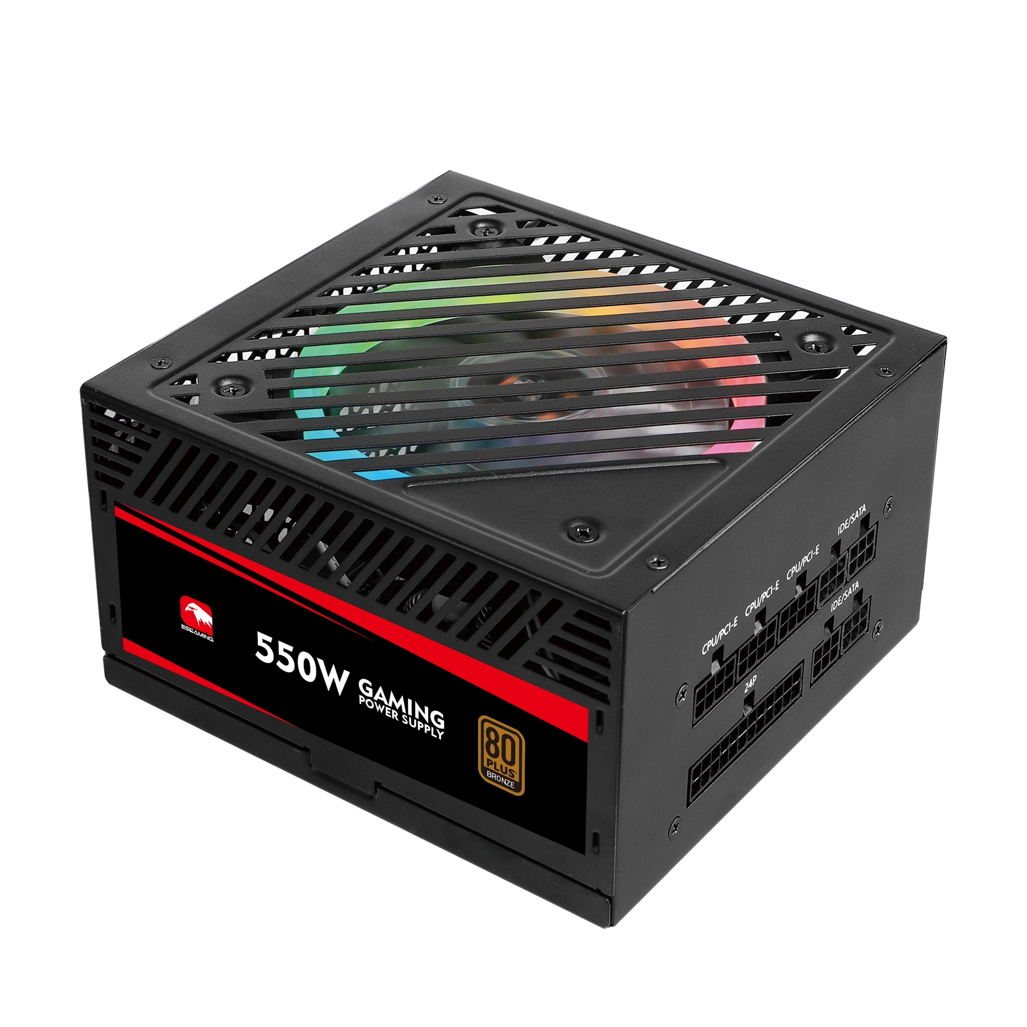 Case per computer Factory 80 Plus Series Bronze completamente modulare ATX 550W Alimentatore EFMB550W 1