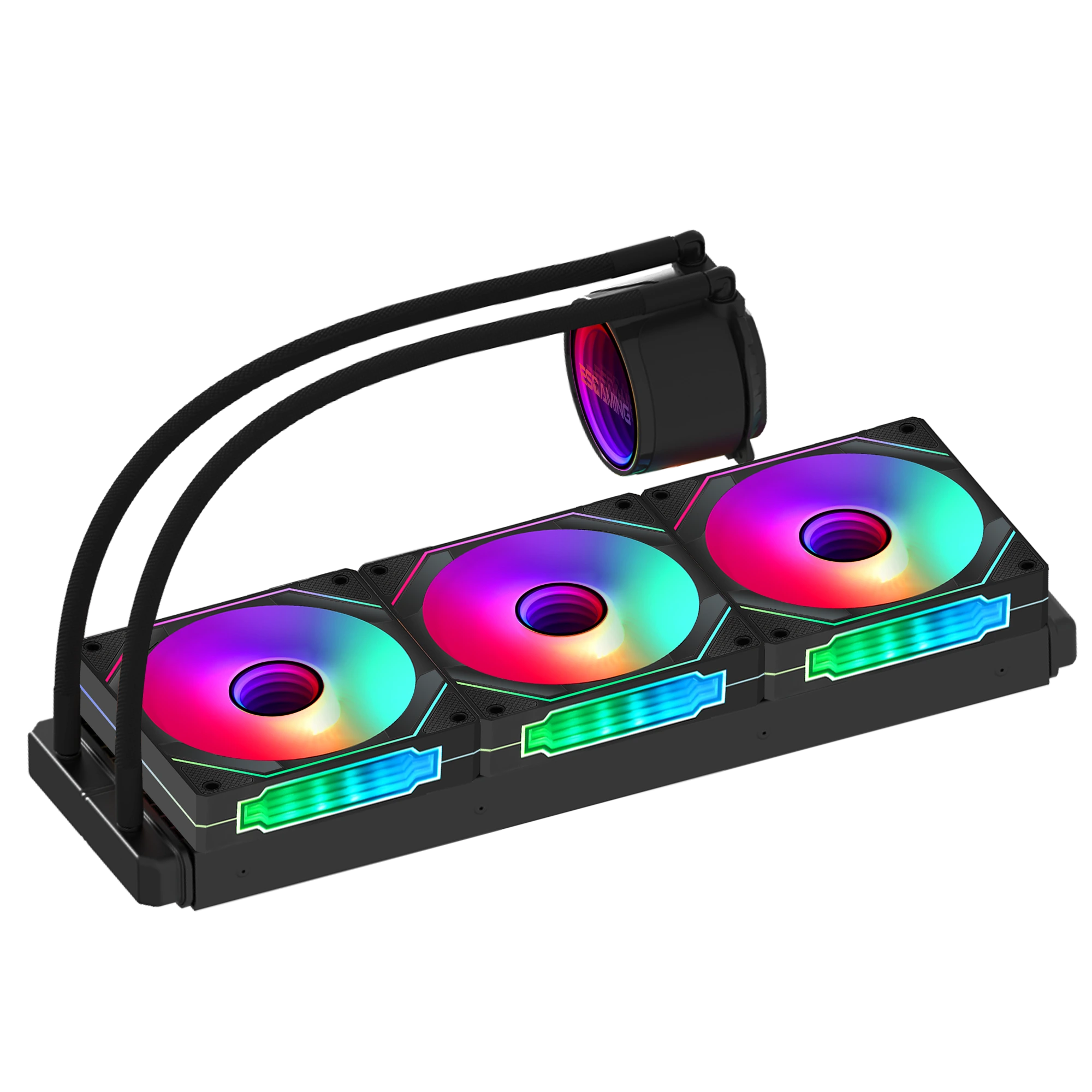 Raffreddatore ad acqua da 360 mm efficiente del produttore per più piattaforme - EW-360C5 nero 1