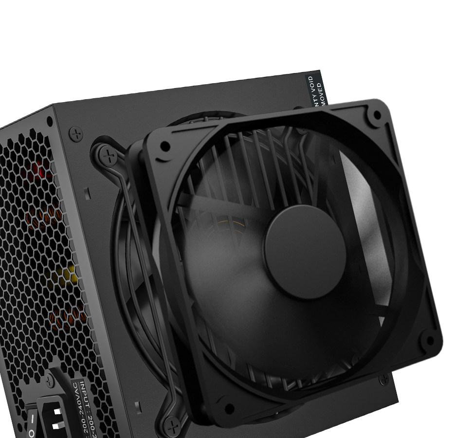 80 Plus Bronze Certificering JUSTOP 500W ATX Voeding 80 Brons – Zilente 120mm Ventilator – Met Dubbele PCI-E & 6x SATA – Perfect Voor Je Desktop PC Power Supply