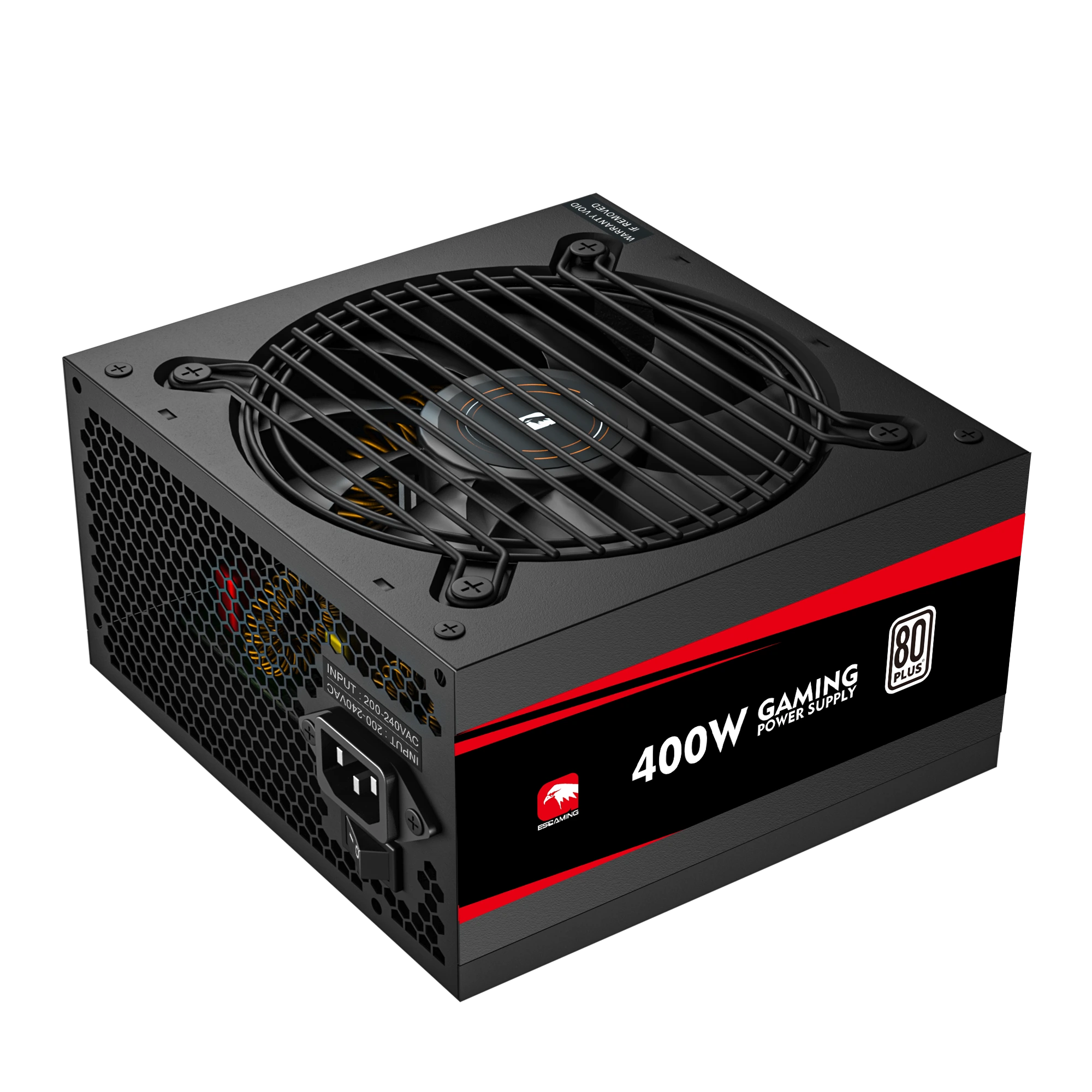 Alimentatore per computer PC non modulare personalizzato da 400 W, 80Plus, efficienza 85% ES400W 1