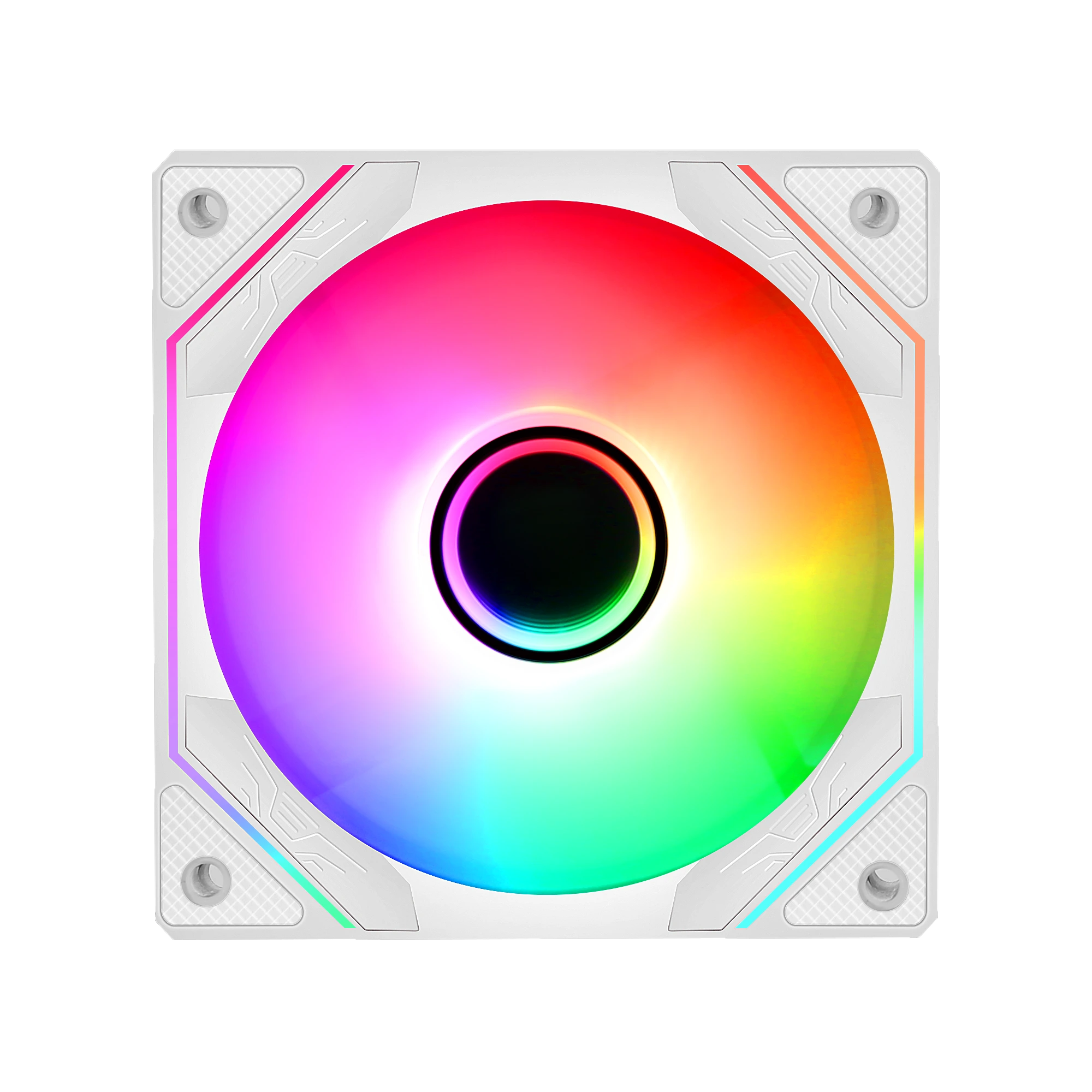 Prism Pro ARGB Infinite Mirror 01 - Blocco ventola per case PC personalizzato nero/bianco 1