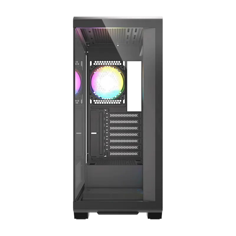 Търговия на едро с черен корпус за персонален компютър - ESGAMING 8