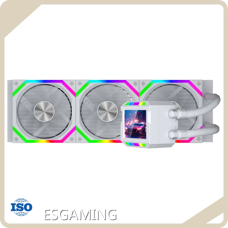 ESGAMING မှ ထုတ်လုပ်သော CPU အရည်အအေးပေးစက် 1