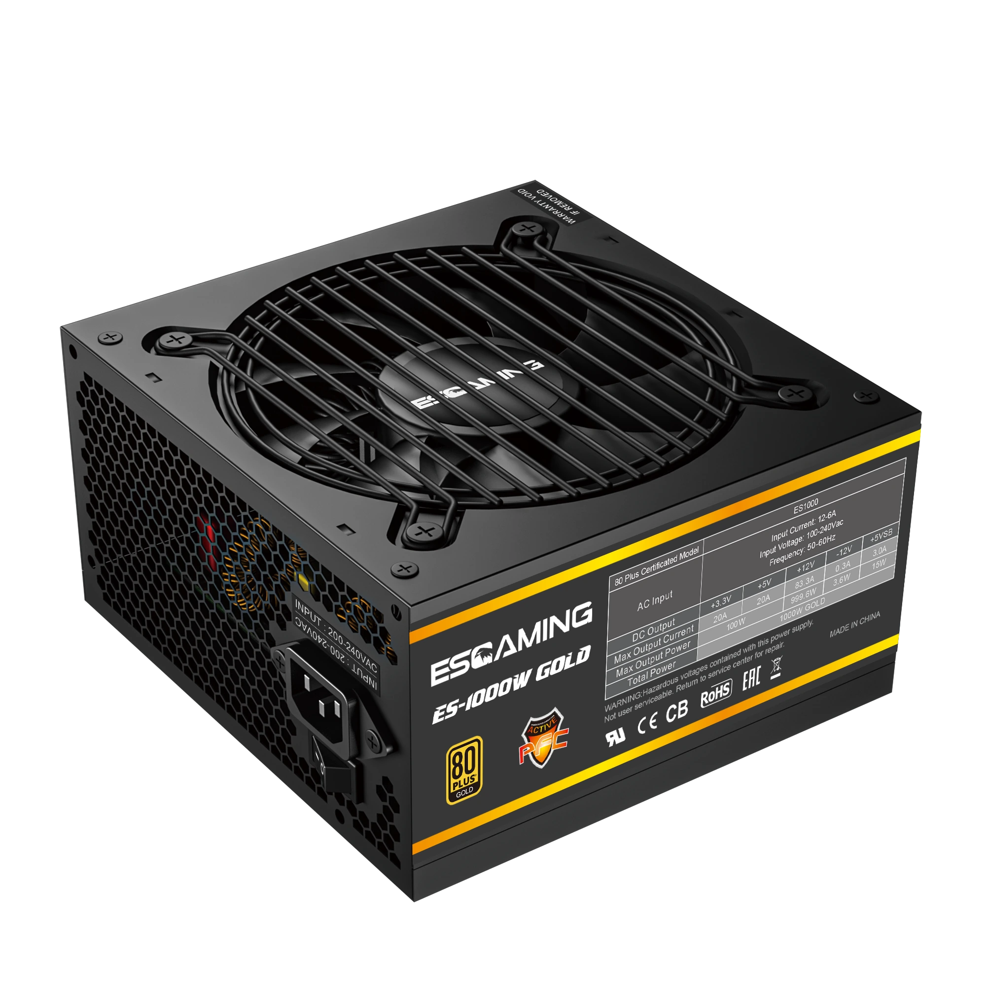 Блоки живлення для ПК Essential For Game Master ES-1000W-GOLD 1